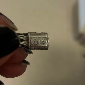 John Hardy Classic Chain Black Sapphire Lava Bracelet